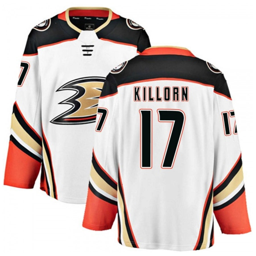 A.Ducks #17 Alex Killorn Player Fanatics Breakaway White hockey Jerseys