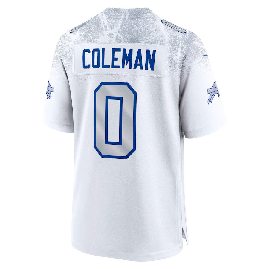 B.Bills #0 Keon Coleman 2025 Rivalries Collection Game Jersey-CustomName - White Football Stitched American Jersey-CustomName