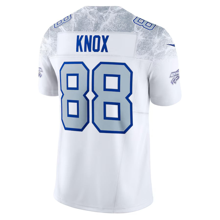 B.Bills #88 Dawson Knox 2025 Rivalries Collection Limited Jersey-CustomName - White Football Stitched American Jersey-CustomName