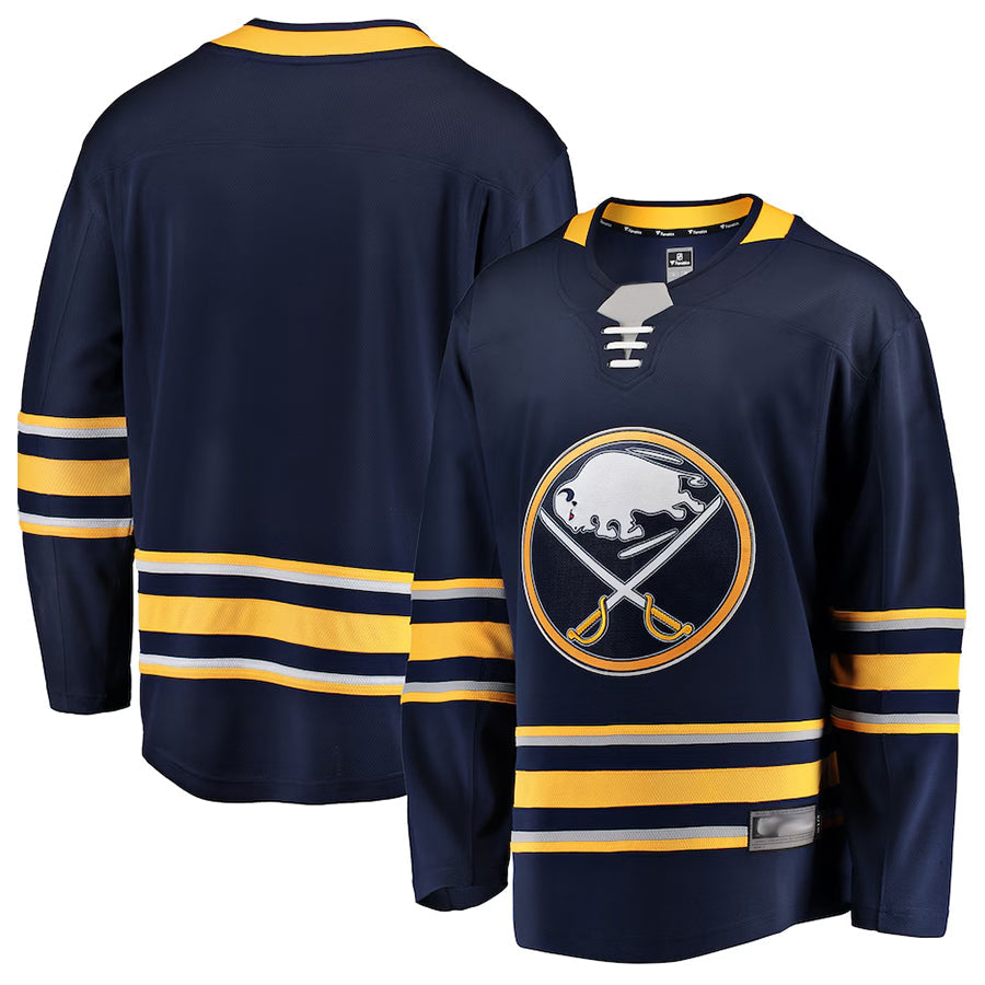 B.Sabres Fanatics Blank Player Fanatics Breakaway Home Navy Hockey Jerseys