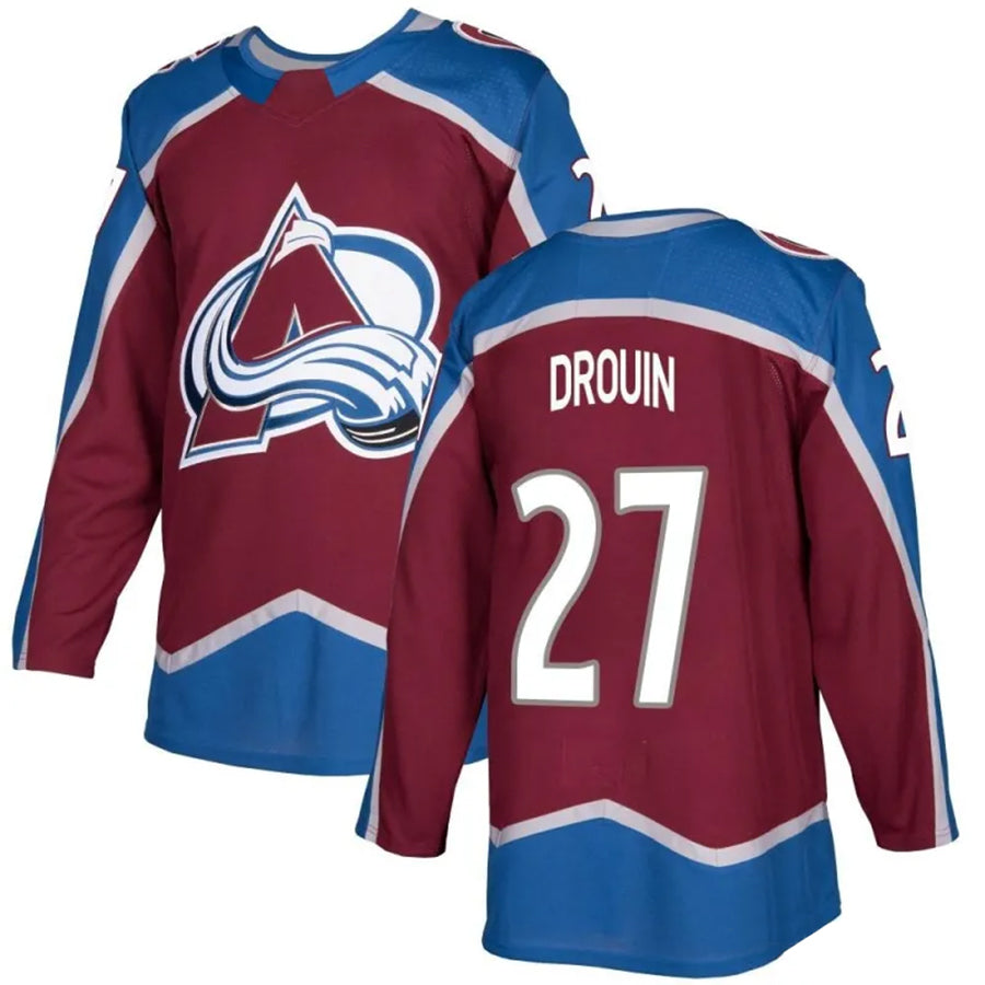 C.Avalanche #27 Jonathan Drouin Fanatics Breakaway Burgundy Home Hockey Jerseys