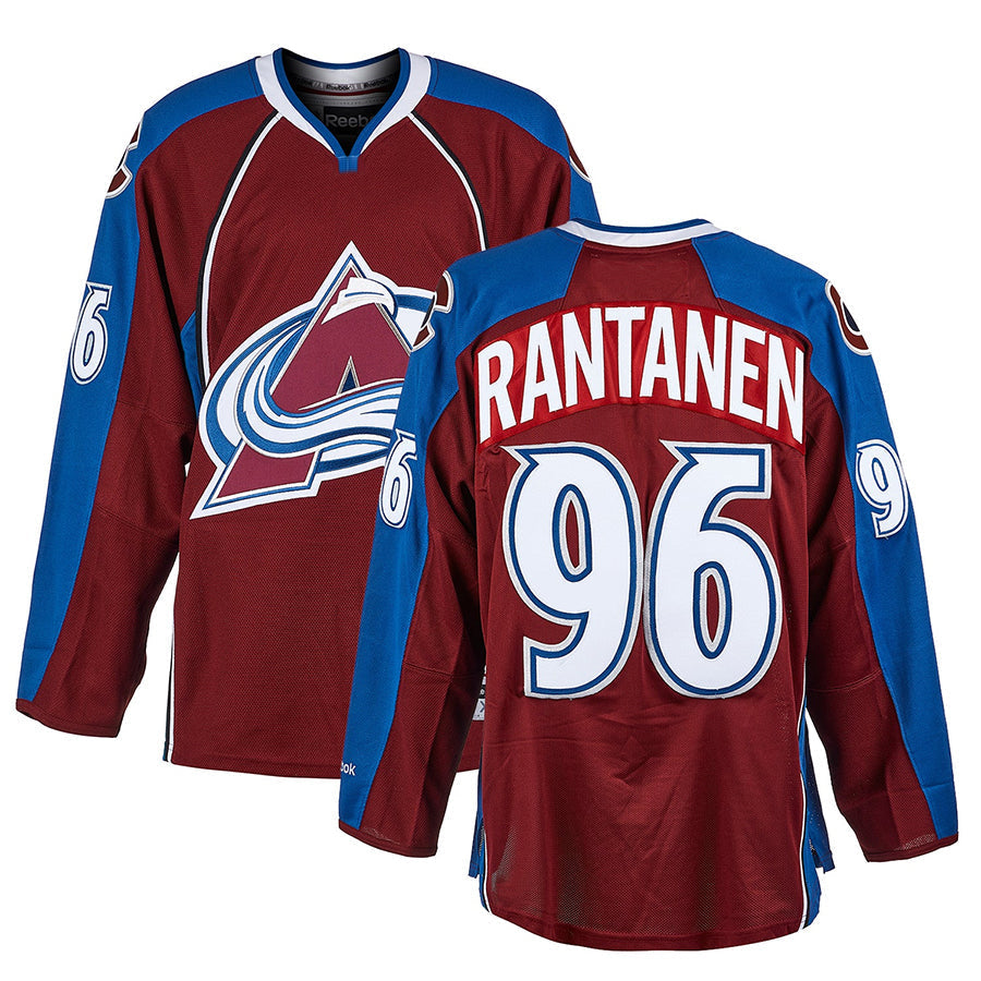 C.Avalanche #96 Mikko Rantanen Player Fanatics Premium Burgundy Home Hockey Jerseys
