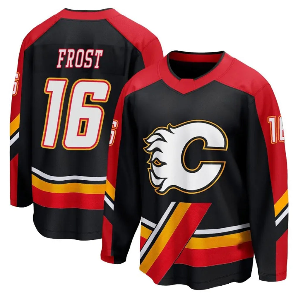 C.Flames #16 Morgan Frost Player Breakaway Special Edition 2.0 Hockey Jerseys