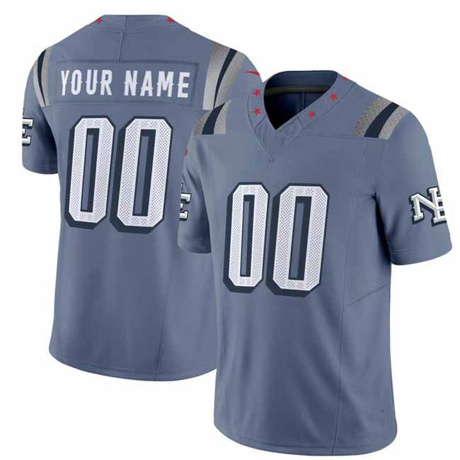 Custom NE.Patriots Active Player 2025 F.U.S.E. Rivalries Vapor Limited Football Stitched Jersey-CustomName