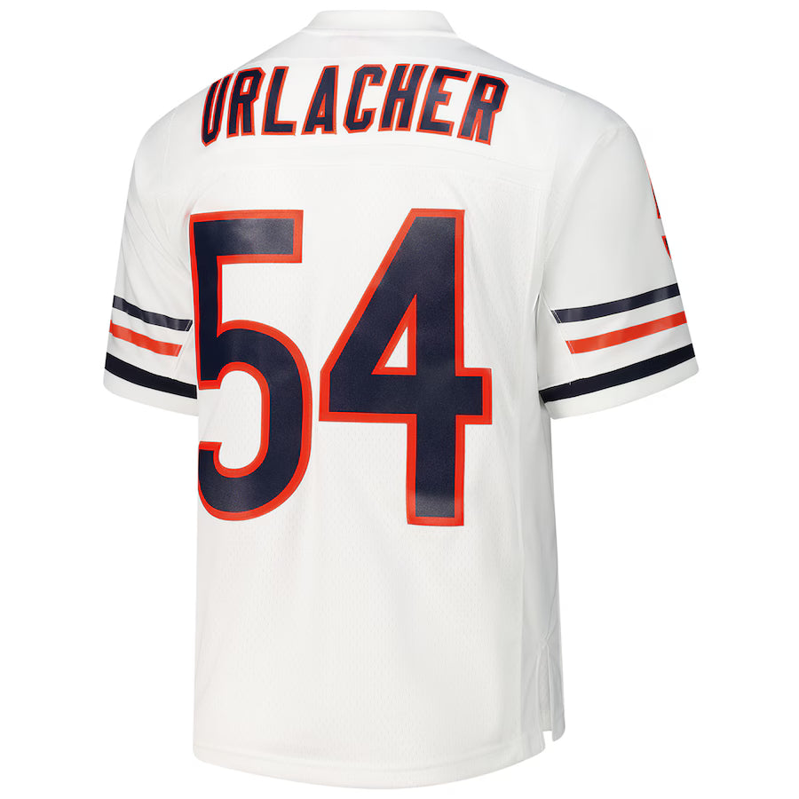 C.Bears #54 Brian Urlacher Mitchell & Ness White 2000 Legacy Replica Jersey