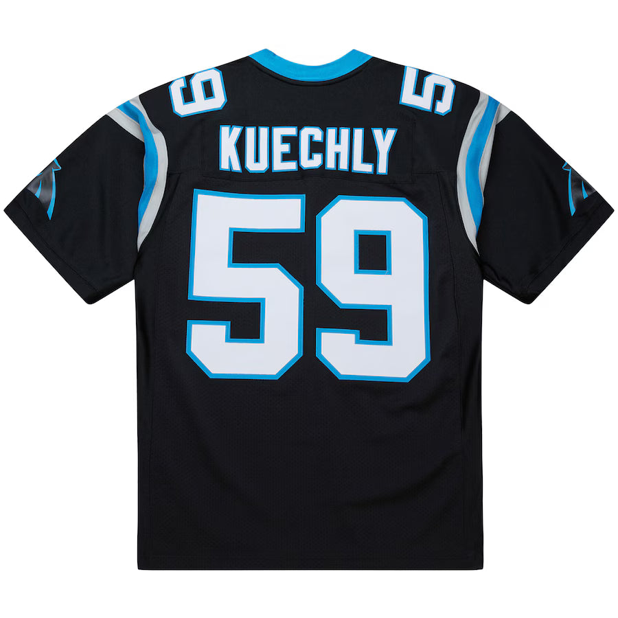 C.Panthers #59 Luke Kuechly Mitchell & Ness Black 2013 Authentic Throwback Retired Player Jersey