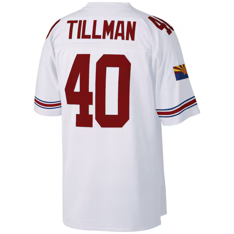A.Cardinal #40 Pat Tillman White Game Jersey Stitched American Football Jerseys