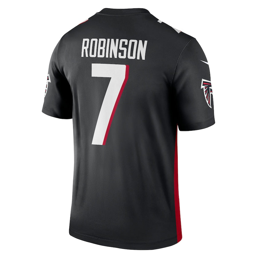 A.Falcons #7 Bijan Robinson Black Game Jersey Stitched American Football Jerseys