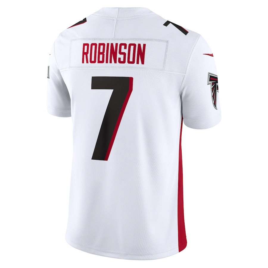 A.Falcons #7 Bijan Robinson White Vapor F.U.S.E. Limited Jersey Stitched American Football Jerseys
