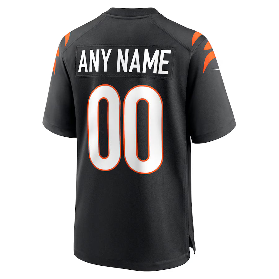 Custom C.Bengals Black Game Jersey Stitched American Football Jersey