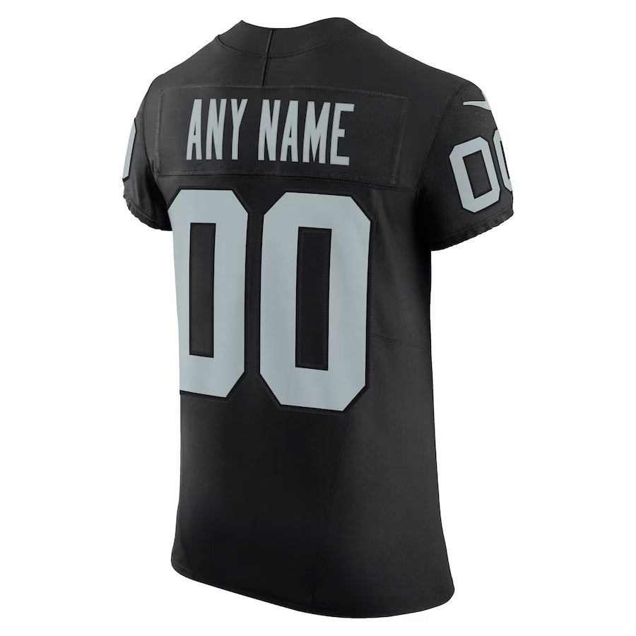 Custom LV.Raiders Black Vapor F.U.S.E. Limited Stitched Football Jerseys