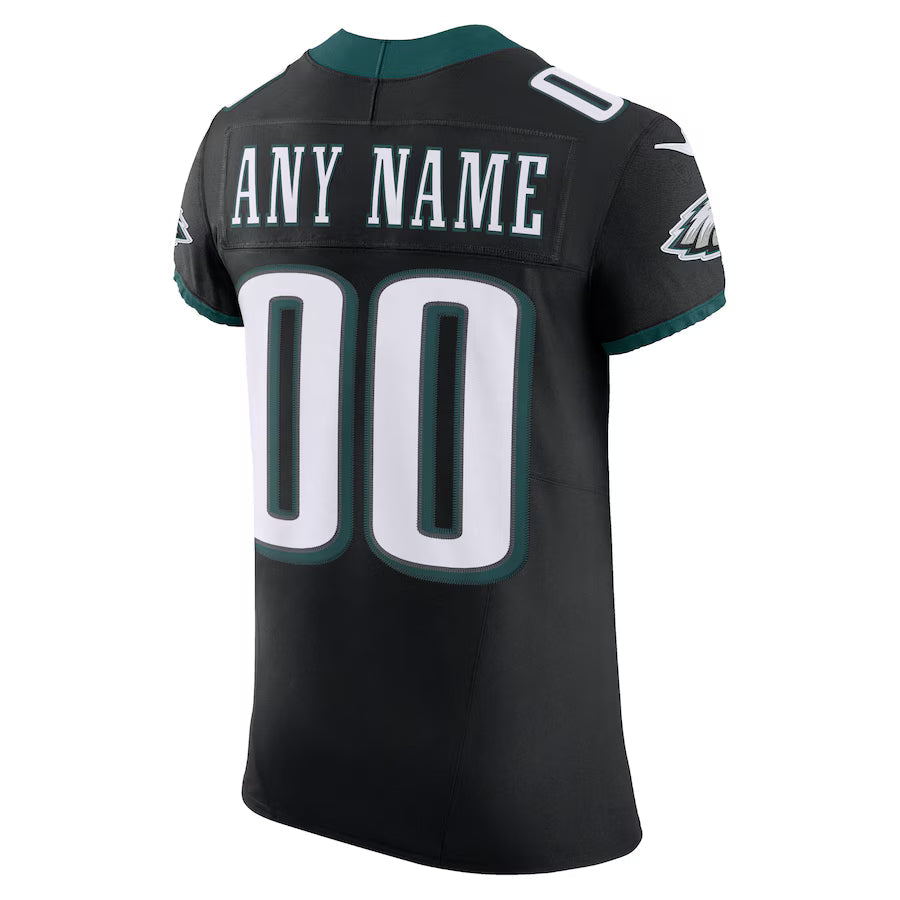 Custom P.Eagles Black Vapor F.U.S.E. Limited Jersey Stitched American Football Jerseys