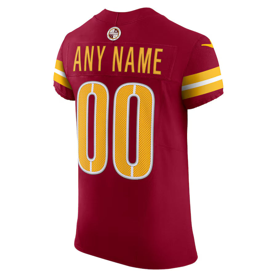 Custom W.Commanders Burgundy Vapor F.U.S.E. Limited Jersey Stitched American Football Jerseys