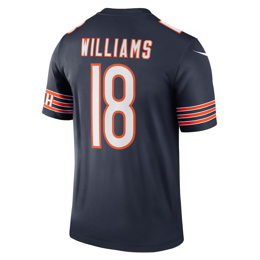 C.Bears #18 Caleb Williams Navy Game Jersey Stitched American Football Jerseys