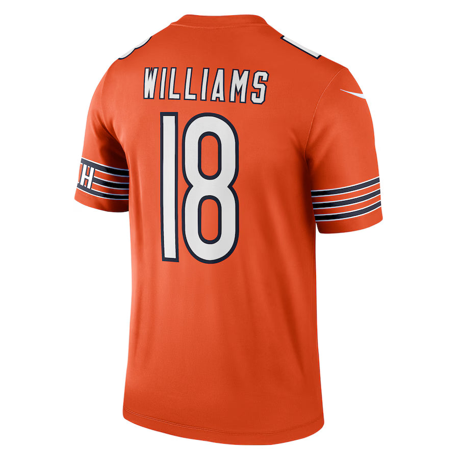 C.Bears #18 Caleb Williams Orange Game Jersey Stitched American Football Jerseys