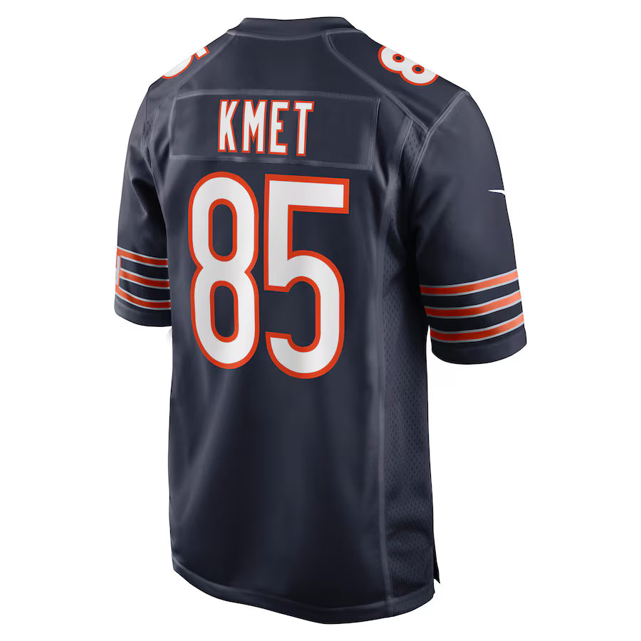 C.Bears #85 Cole Kmet Navy Game Jersey Stitched American Football Jerseys