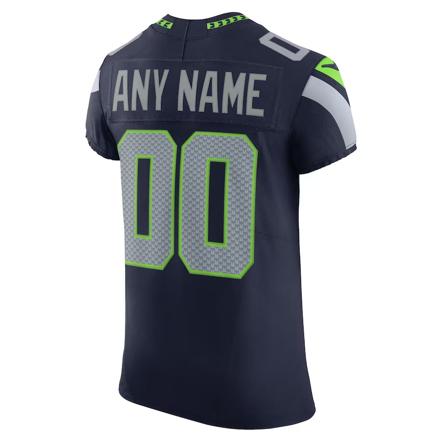 Custom S.Seahawks Navy Vapor F.U.S.E. Limited Jersey Stitched American Football Jerseys