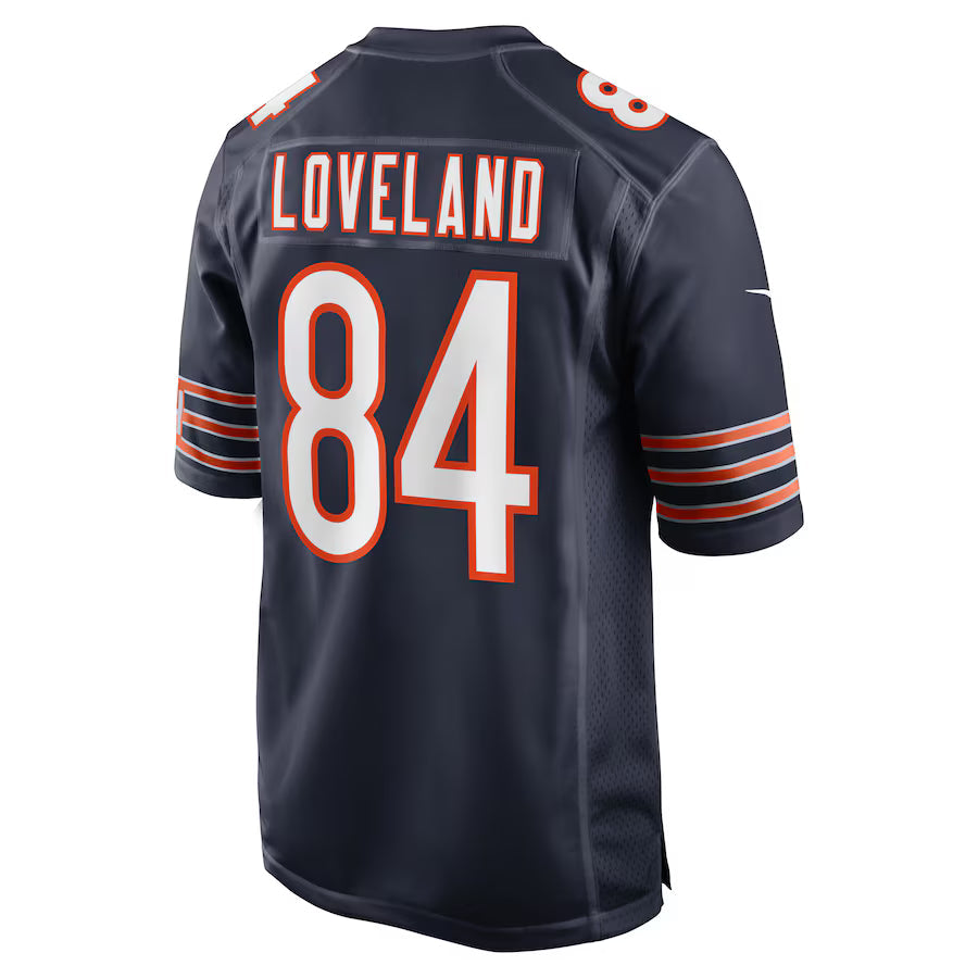 C.Bears #84 Colston Loveland Navy Game Jersey Stitched American Football Jerseys