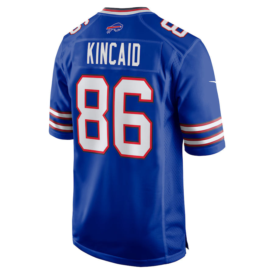 B.Bills #86 Dalton Kincaid Royal Game Jersey Stitched American Football Jersey
