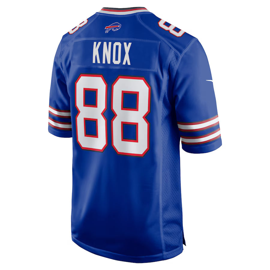 B.Bills #88 Dawson Knox Royal Game Jersey Stitched American Football Jersey
