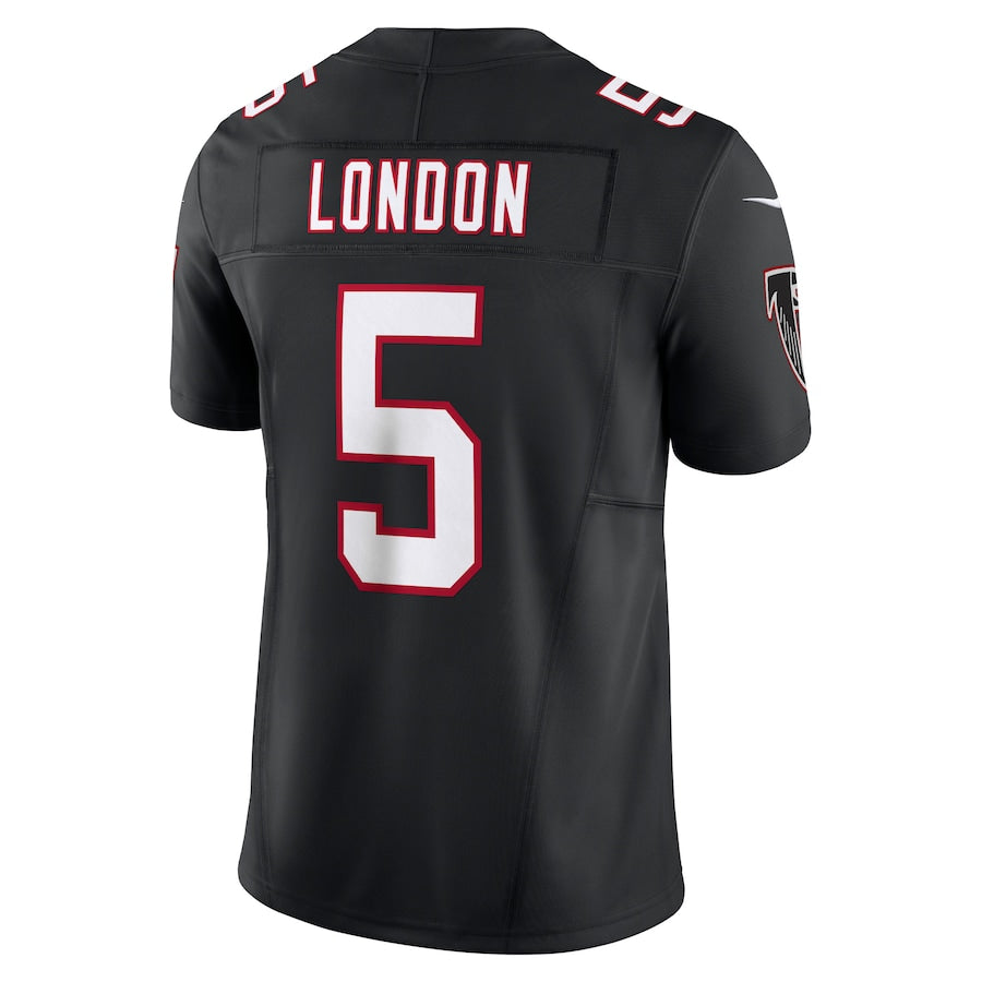 A.Falcons #5 Drake London Black Vapor F.U.S.E. Limited Jersey Stitched American Football Jerseys