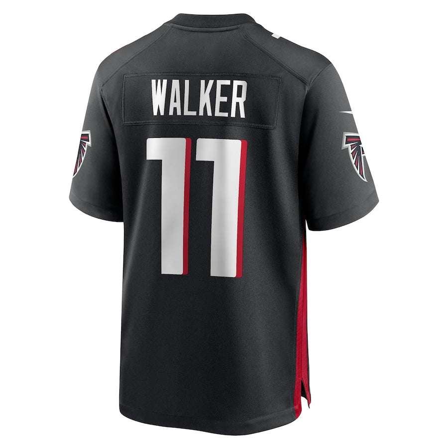 A.Falcons #11 Jalon Walker Black Game Jersey Stitched American Football Jerseys