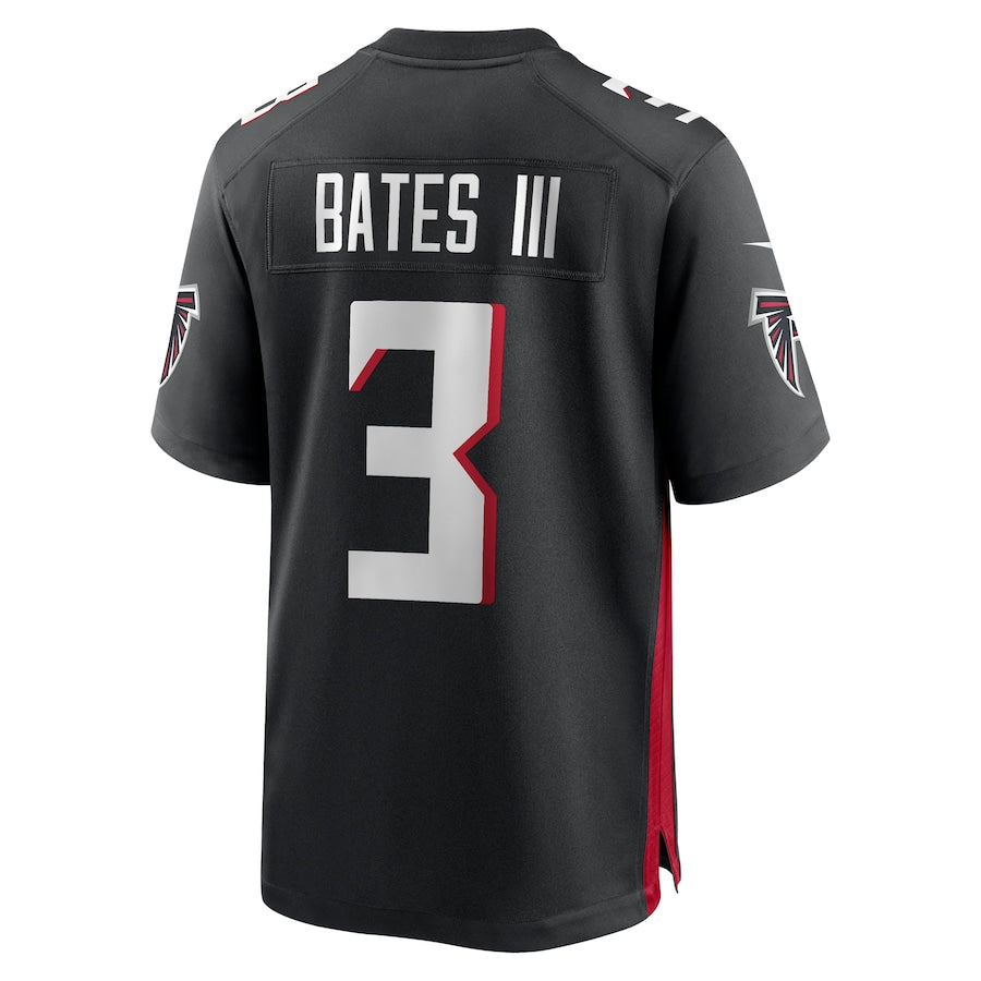 A.Falcons #3 Jessie Bates III Black Game Jersey Stitched American Football Jerseys