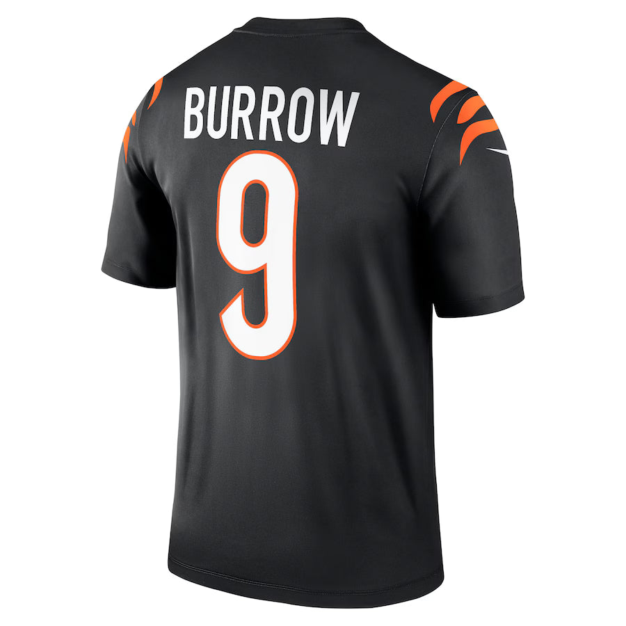C.Bengals #9 Joe Burrow Black Game Jersey Stitched American Football Jerseys