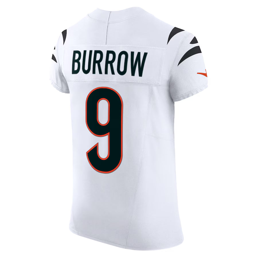 C.Bengals #9 Joe Burrow White Vapor F.U.S.E. Limited Jersey Stitched American Football Jerseys
