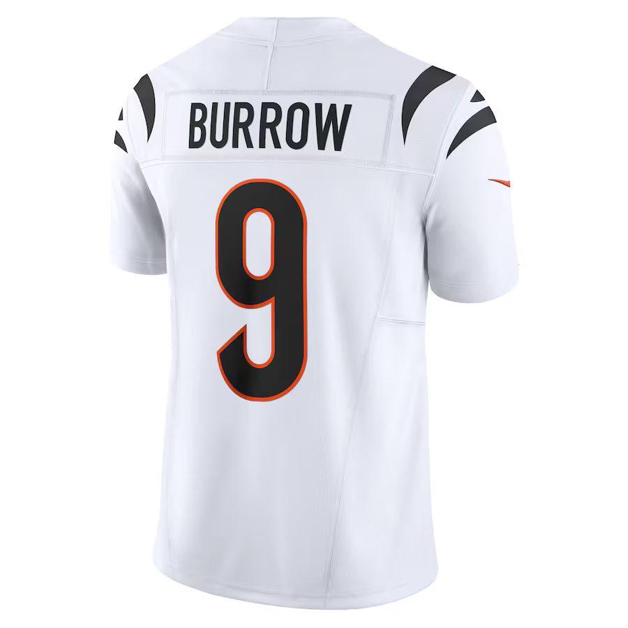 C.Bengals #9 Joe Burrow White Vapor F.U.S.E. Limited Jersey Stitched American Football Jerseys