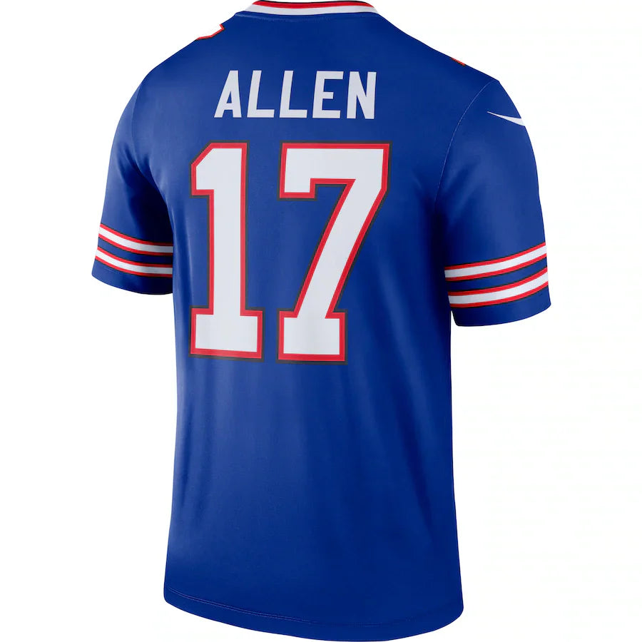 B.Bills #17 Josh Allen Royal Vapor F.U.S.E. Limited Jersey Stitched American Football Jerseys