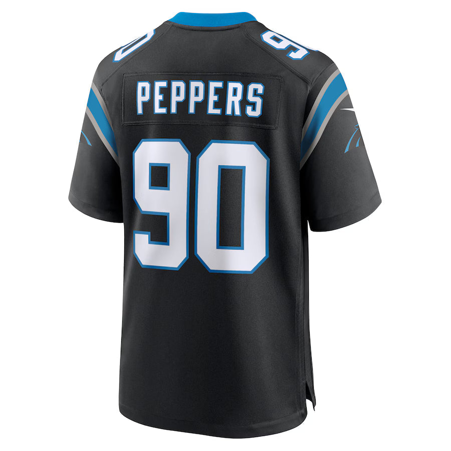 C.Panthers #90 Julius Peppers Game Jersey Stitched American Football Jerseys