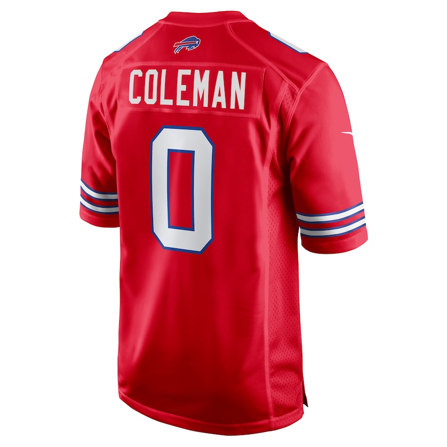 B.Bills #0 Keon Coleman Red Game Jersey Stitched American Football Jersey
