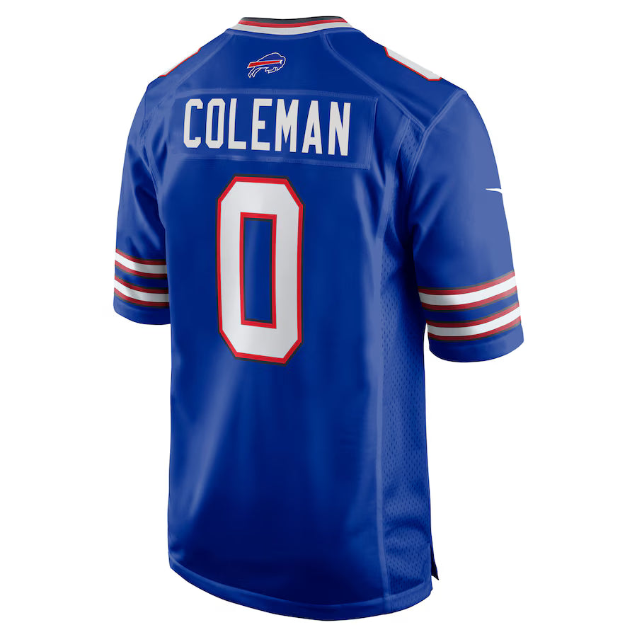 B.Bills #0 Keon Coleman Royal Game Jersey Stitched American Football Jersey