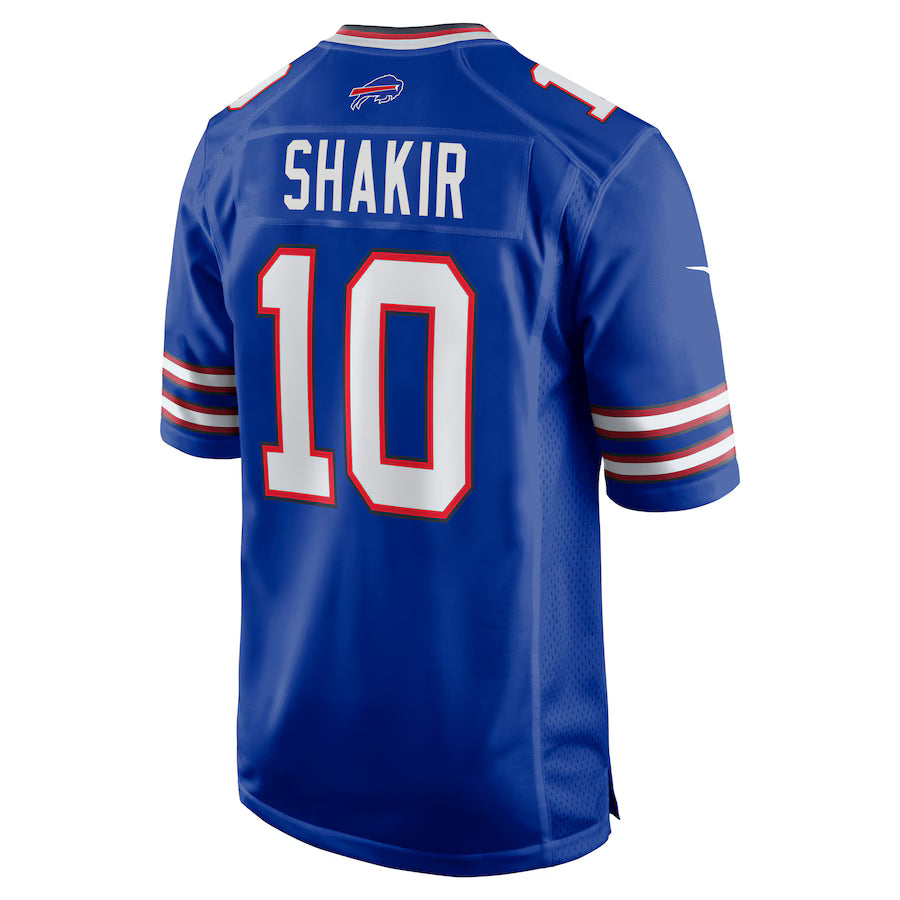 B.Bills #10 Khalil Shakir Royal Game Jersey Stitched American Football Jerseys
