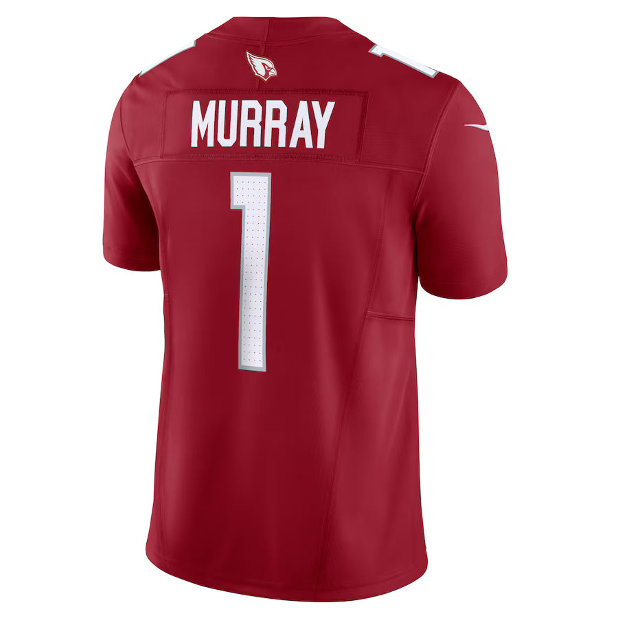 A.Cardinal #1 Kyler Murray Cardinal Vapor F.U.S.E. Limited Jersey Stitched American Football Jerseys