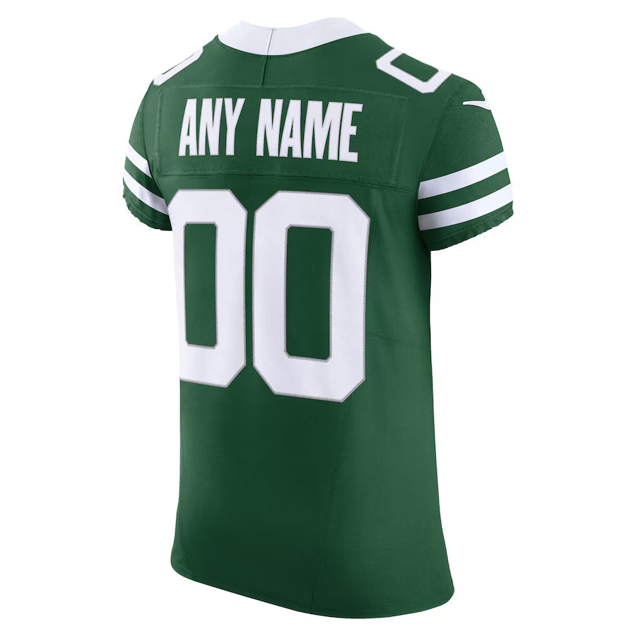 Custom NY.Jets Green Vapor F.U.S.E. Limited Jersey Stitched American Football Jerseys