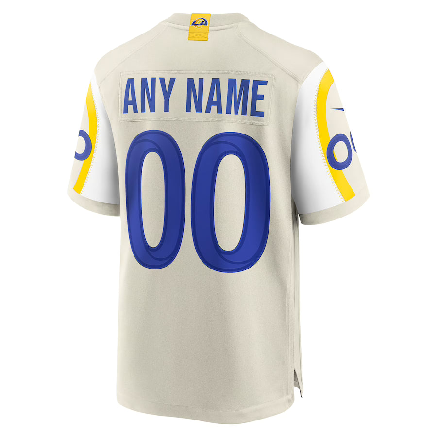 Custom LA.Rams White Game Jersey Stitched American Football Jerseys