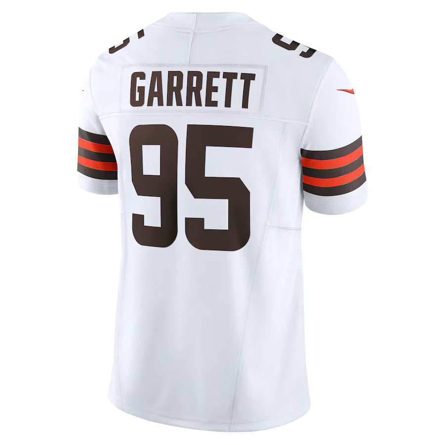 C.Browns #95 Myles Garrett White Vapor F.U.S.E. Limited Jersey Stitched American Football Jerseys
