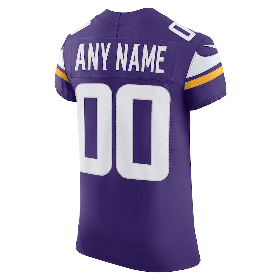 Custom MN.Vikings Purple Vapor F.U.S.E. Limited Jersey Stitched American Football Jerseys