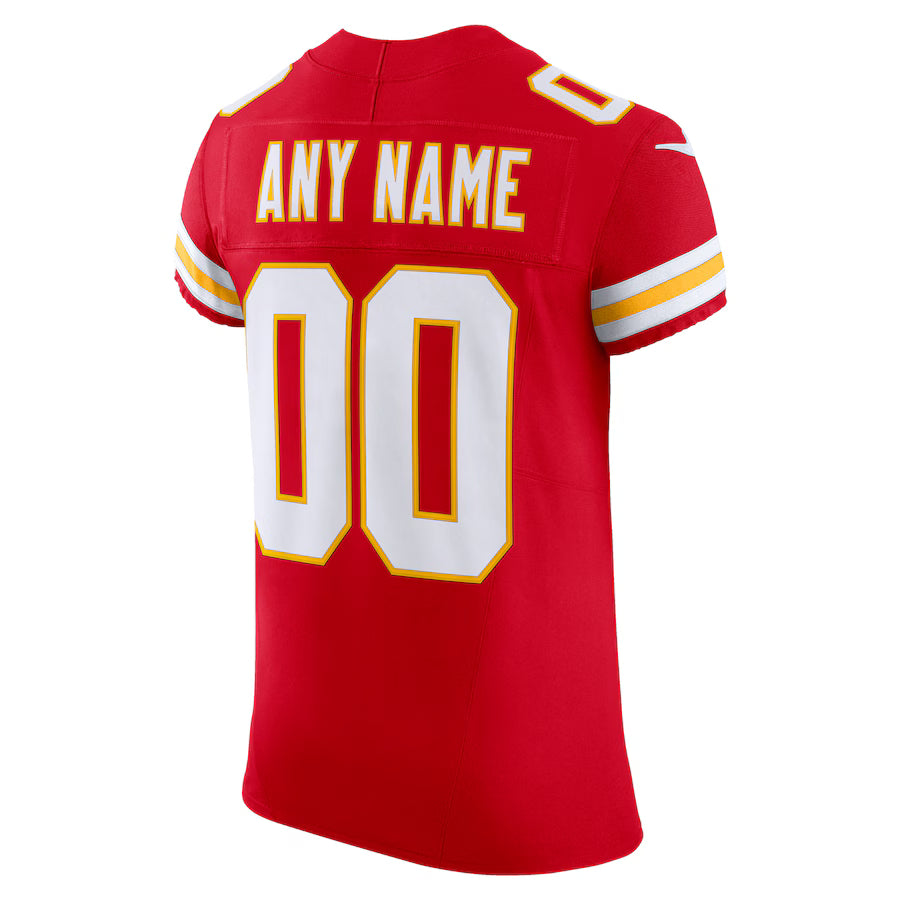 Custom KC.Chiefs Red Vapor F.U.S.E. Limited Jersey Stitched American Football Jerseys