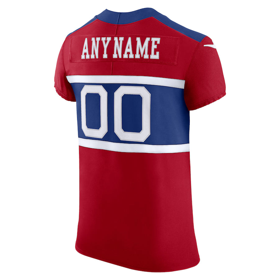 Custom NY.Giants Red Vapor F.U.S.E. Limited Jersey Stitched American Football Jerseys