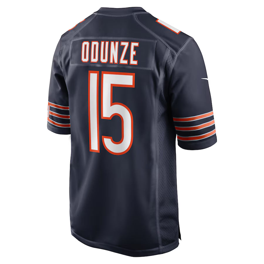 C.Bears #15 Rome Odunze Navy Game Jersey Stitched American Football Jerseys