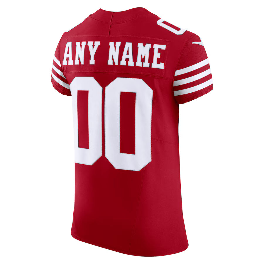 Custom SF.49ers Scarlet Vapor F.U.S.E. Limited Jersey Stitched American Football Jerseys