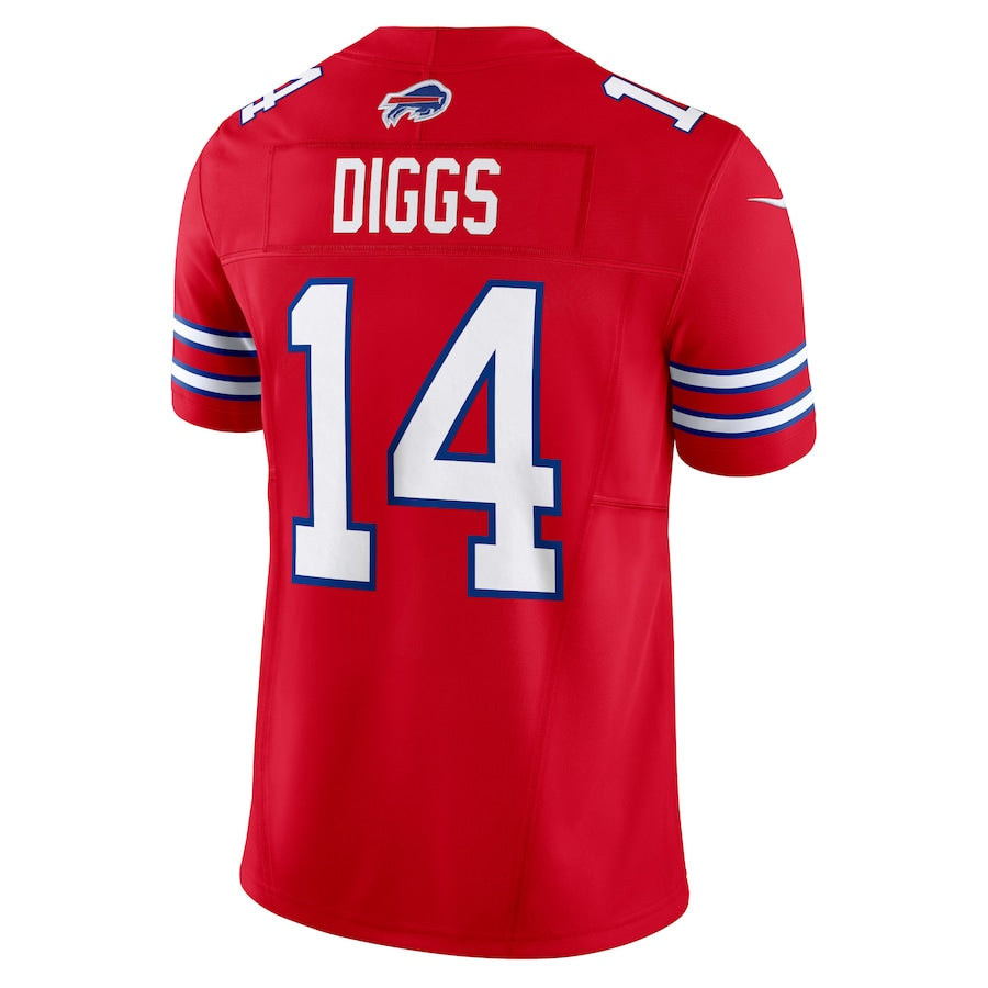B.Bills #14 Stefon Diggs Red Vapor F.U.S.E. Limited Jersey Stitched American Football Jerseys