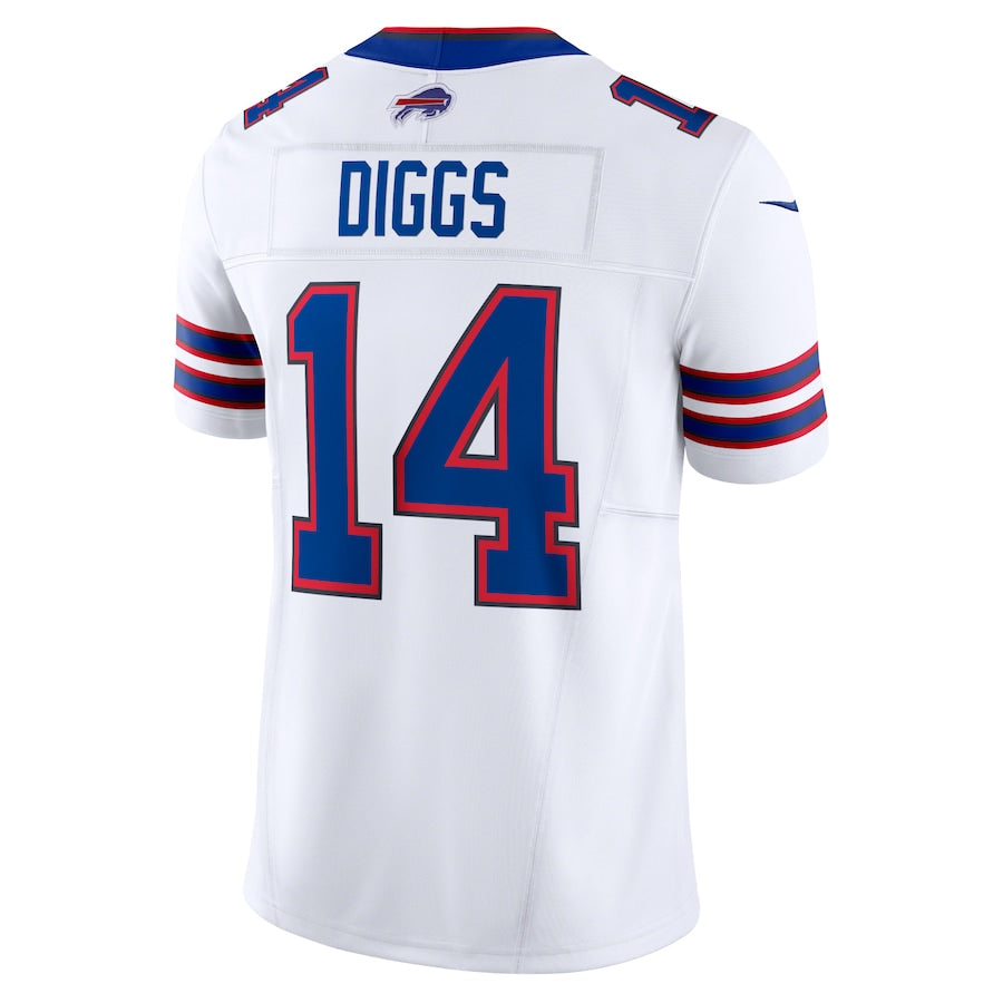 B.Bills #14 Stefon Diggs White Vapor F.U.S.E. Limited Jersey Stitched American Football Jerseys