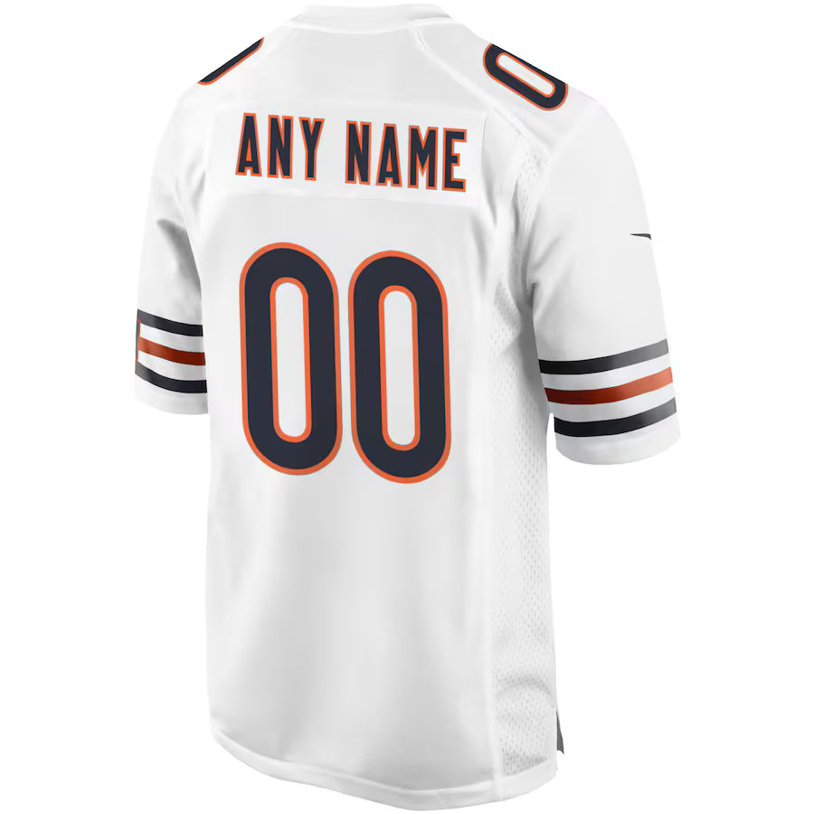 Custom C.Bears White Game Jersey Stitched American Football Jerseys