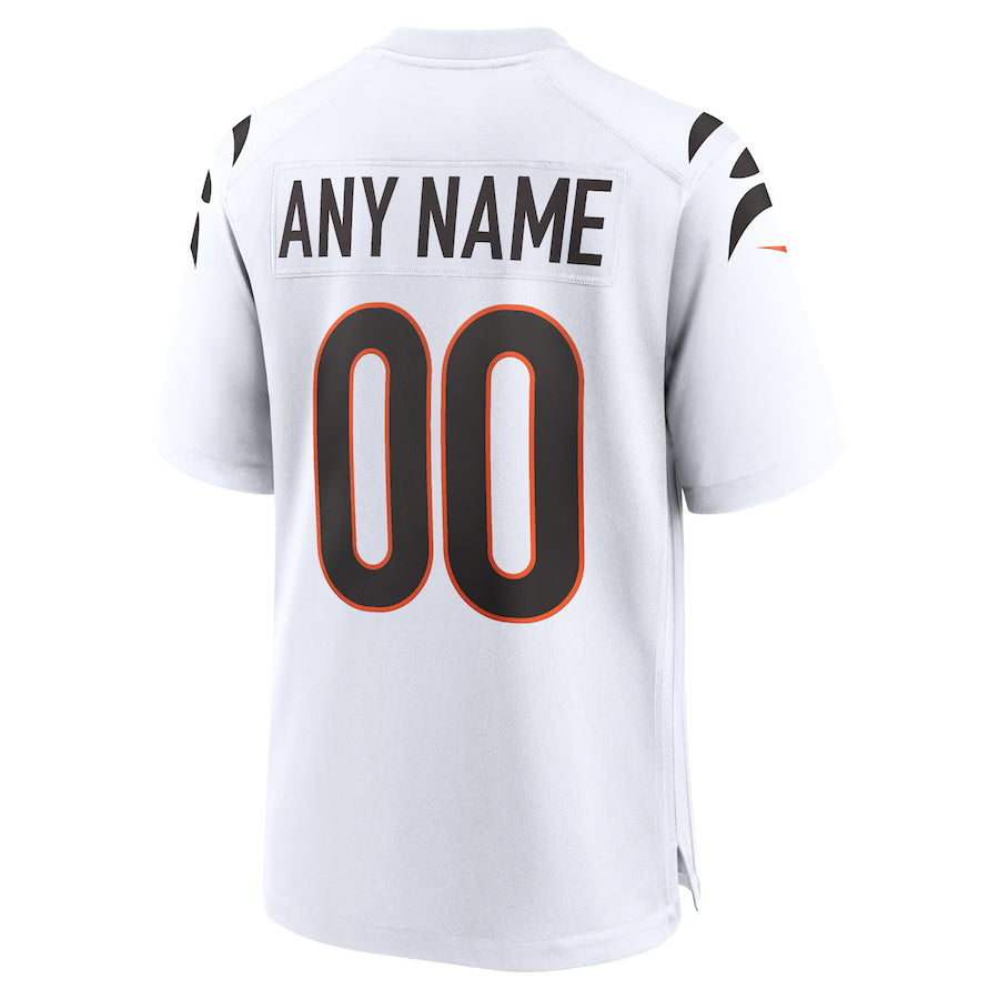 Custom C.Bengals White Game Jersey Stitched American Football Jersey