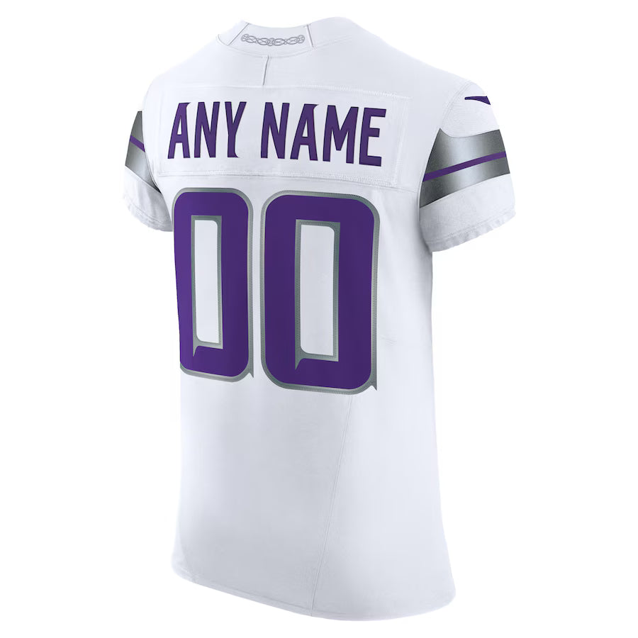 Custom MN.Vikings White Vapor F.U.S.E. Limited Jersey Stitched American Football Jerseys