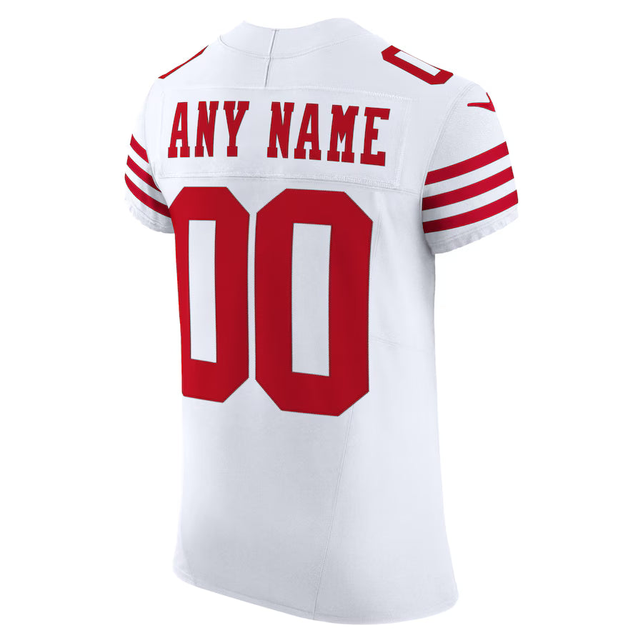 Custom SF.49ers White Vapor F.U.S.E. Limited Jersey Stitched American Football Jerseys